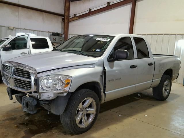 1D7HA18227S236181 - 2007 DODGE RAM 1500 S SILVER photo 2