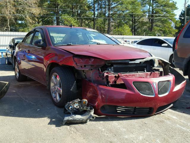 1G2ZH57NX84116183 - 2008 PONTIAC G6 GT MAROON photo 1