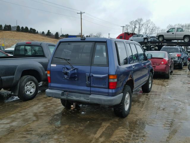 JACDH58V1R7906474 - 1994 ISUZU TROOPER S BLUE photo 4