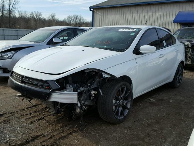 1C3CDFFA2GD822732 - 2016 DODGE DART SXT S WHITE photo 2