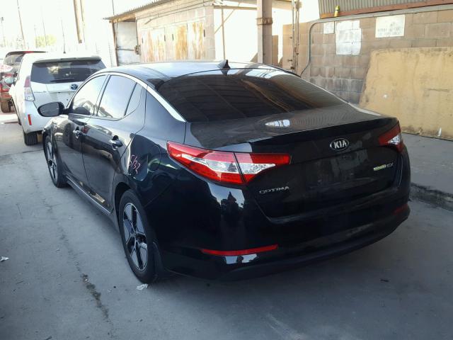 KNAGM4AD5D5057859 - 2013 KIA OPTIMA HYB BLACK photo 3