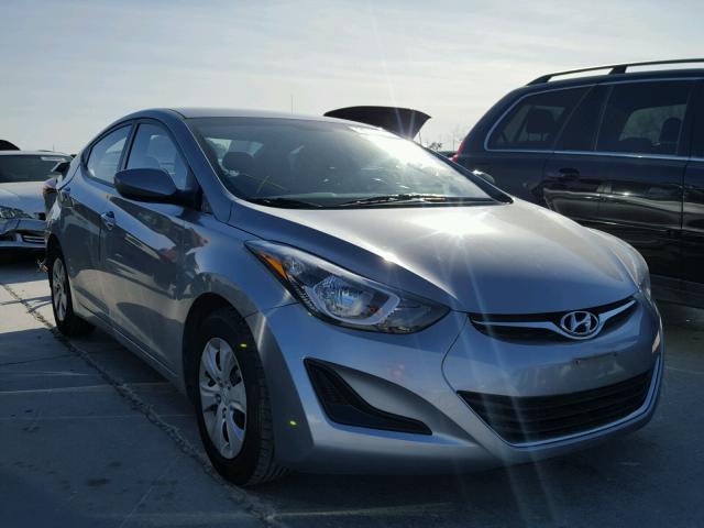 5NPDH4AE7GH705581 - 2016 HYUNDAI ELANTRA SE SILVER photo 1