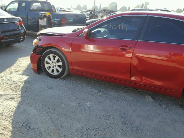 4T1BE46K57U066469 - 2007 TOYOTA CAMRY NEW RED photo 9