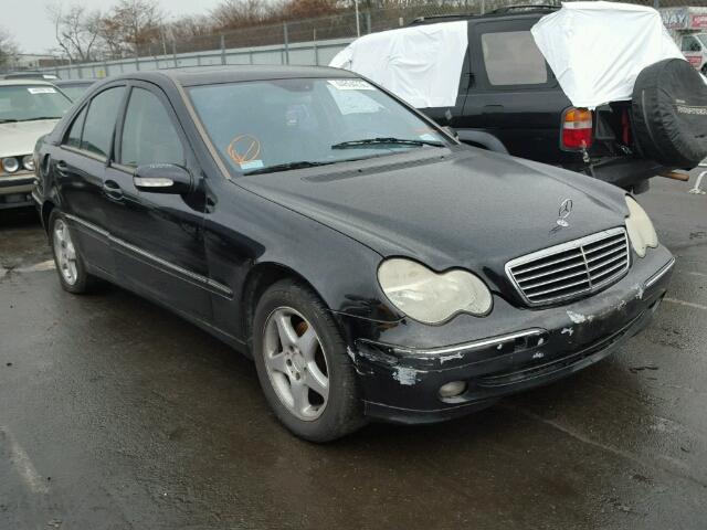 WDBRF61J91F082873 - 2001 MERCEDES-BENZ C 240 BLACK photo 1