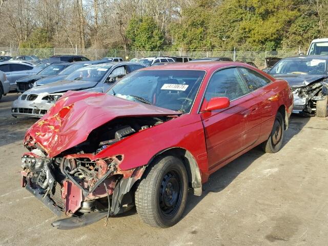 2T1CE22P93C025994 - 2003 TOYOTA CAMRY SOLA RED photo 2