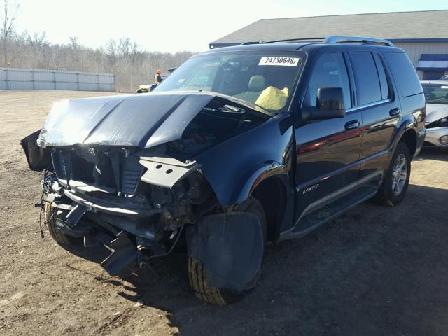 5LMEU88H14ZJ43049 - 2004 LINCOLN AVIATOR 黑色 照片 2