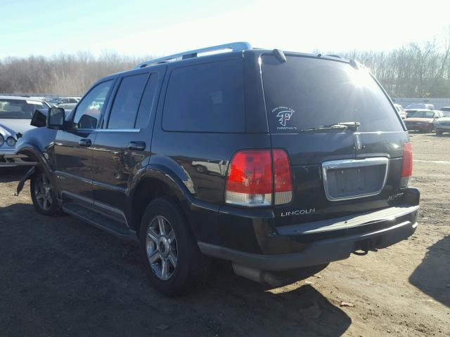 5LMEU88H14ZJ43049 - 2004 LINCOLN AVIATOR 黑色 照片 3