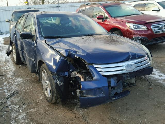 3FAHP07Z07R103874 - 2007 FORD FUSION SE BLUE photo 1