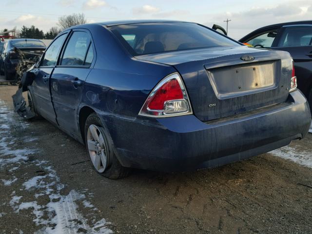 3FAHP07Z07R103874 - 2007 FORD FUSION SE BLUE photo 3