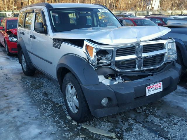 1D8GU28K88W114665 - 2008 DODGE NITRO SXT SILVER photo 1