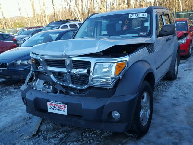 1D8GU28K88W114665 - 2008 DODGE NITRO SXT SILVER photo 2