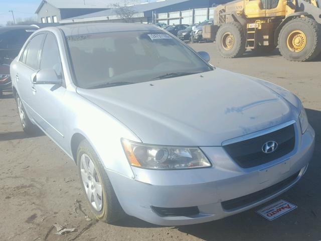 5NPET46F08H366782 - 2008 HYUNDAI SONATA GLS SILVER photo 1