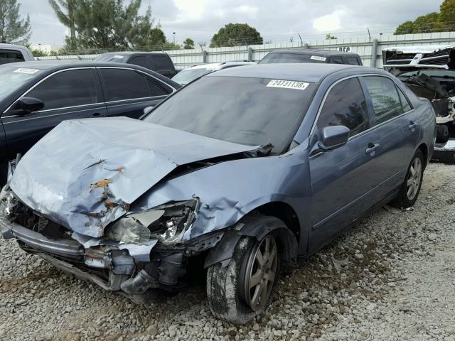 1HGCM66497A058273 - 2007 HONDA ACCORD SE BLUE photo 2