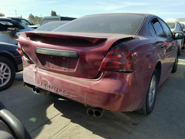 2G2WS522051313064 - 2005 PONTIAC GRAND PRIX Qırmızı foto 4