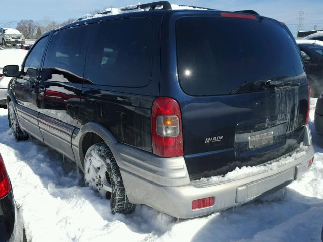 1GMDX03E2YD153970 - 2000 PONTIAC MONTANA BLUE photo 3