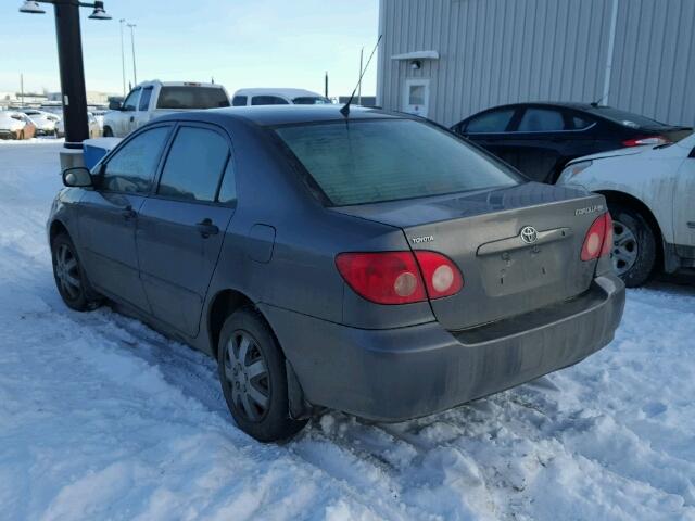 2T1BR32E65C916834 - 2005 TOYOTA COROLLA CE CHARCOAL photo 3