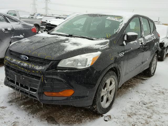 1FMCU0F75EUE08124 - 2014 FORD ESCAPE S BLACK photo 2