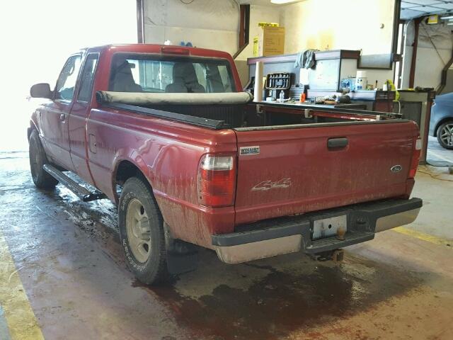 1FTZR15E45PA74205 - 2005 FORD RANGER SUP RED photo 3