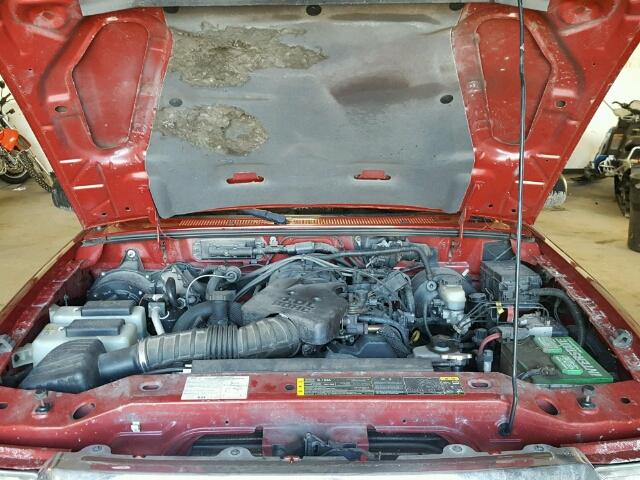1FTZR15E45PA74205 - 2005 FORD RANGER SUP RED photo 7