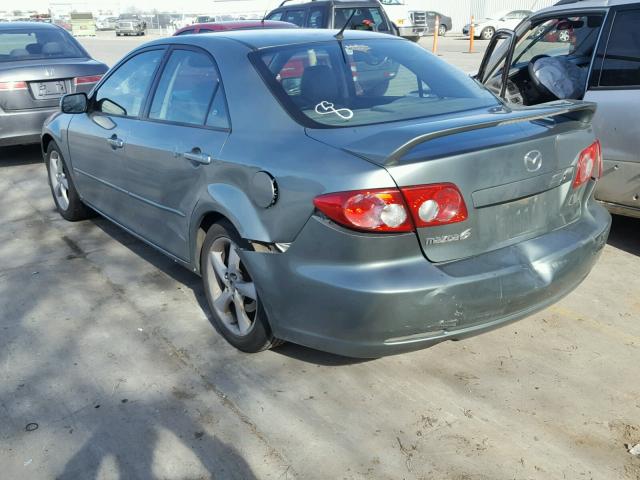 1YVFP80D145N31170 - 2004 MAZDA 6 S GREEN photo 3