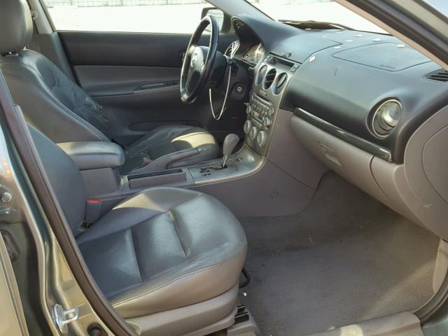 1YVFP80D145N31170 - 2004 MAZDA 6 S GREEN photo 5