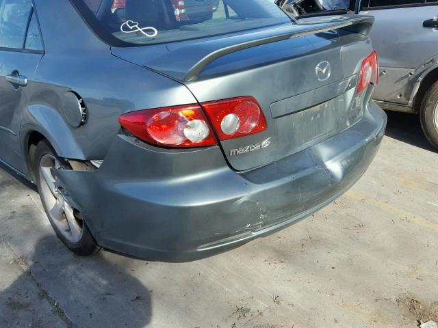 1YVFP80D145N31170 - 2004 MAZDA 6 S GREEN photo 9