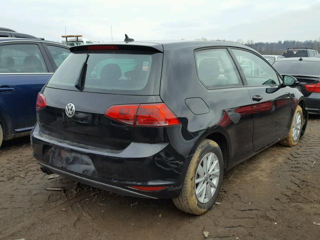 3VW817AU0FM027454 - 2015 VOLKSWAGEN GOLF BLACK photo 4