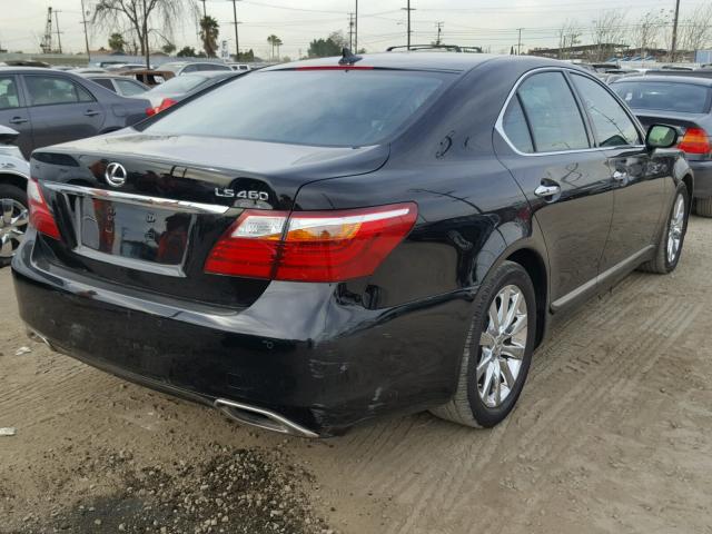 JTHBL5EF5B5106412 - 2011 LEXUS LS 460 BLACK photo 4