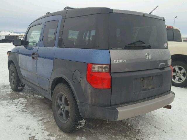 5J6YH28378L008106 - 2008 HONDA ELEMENT LX BLUE photo 3