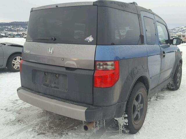 5J6YH28378L008106 - 2008 HONDA ELEMENT LX BLUE photo 4