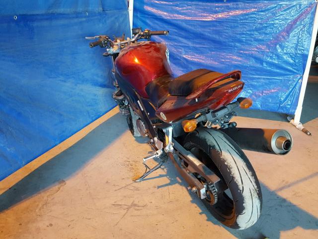 JS1VP53A072103950 - 2007 SUZUKI SV650 RED photo 3