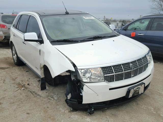 2LMDJ6JC3ABJ08574 - 2010 LINCOLN MKX WHITE photo 1