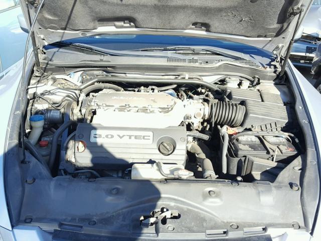 1HGCM81674A016653 - 2004 HONDA ACCORD EX SILVER photo 7