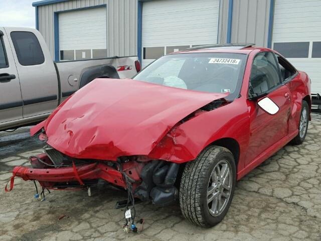 1G1JH12F657190382 - 2005 CHEVROLET CAVALIER L RED photo 2