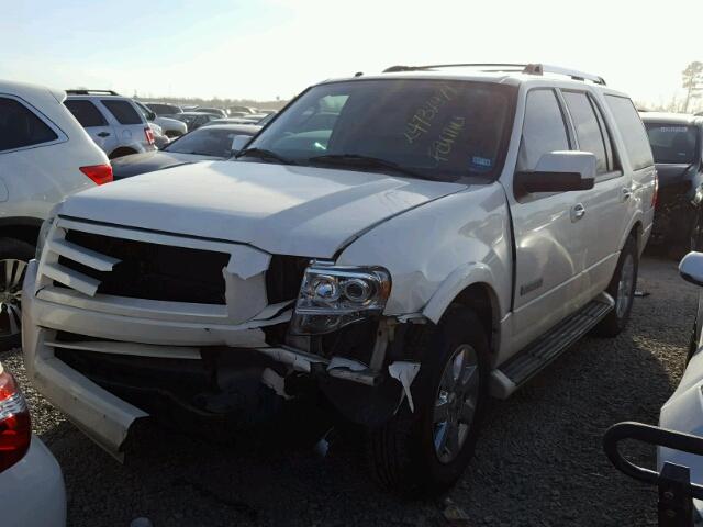 1FMFU19537LA56702 - 2007 FORD EXPEDITION WHITE photo 2