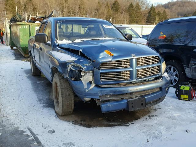 1D7HA18D53S224165 - 2003 DODGE RAM 1500 S BLUE photo 1