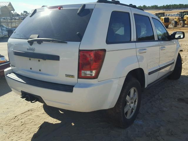 1J8HS48N68C143266 - 2008 JEEP GRAND CHER WHITE photo 4