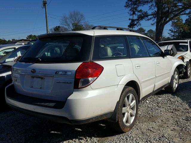 4S4BP62CX87362110 - 2008 SUBARU OUTBACK 2. WHITE photo 4