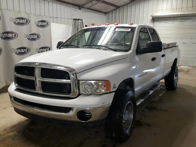 3D7LU38C24G166139 - 2004 DODGE RAM 3500 S WHITE photo 2