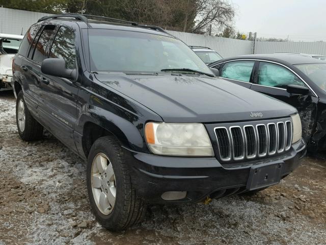 1J4GW58N31C668248 - 2001 JEEP GRAND CHER BLACK photo 1