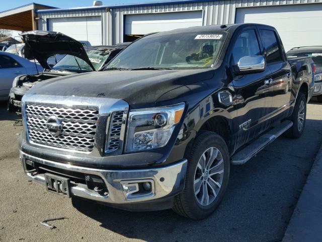 1N6AA1E54HN543830 - 2017 NISSAN TITAN SV BLACK photo 2