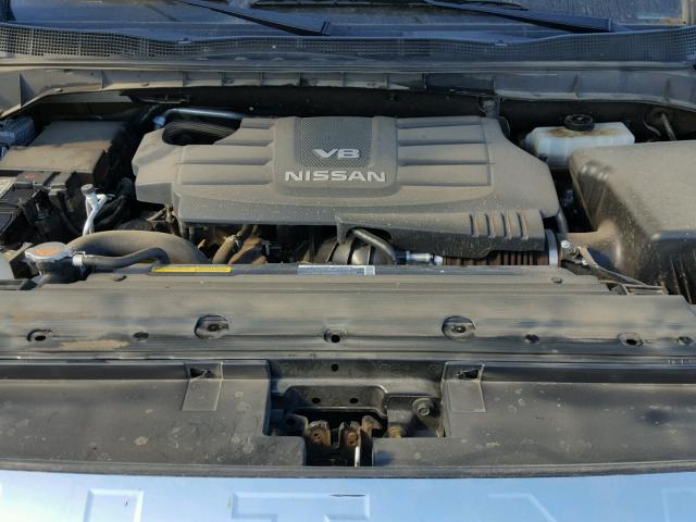 1N6AA1E54HN543830 - 2017 NISSAN TITAN SV BLACK photo 7