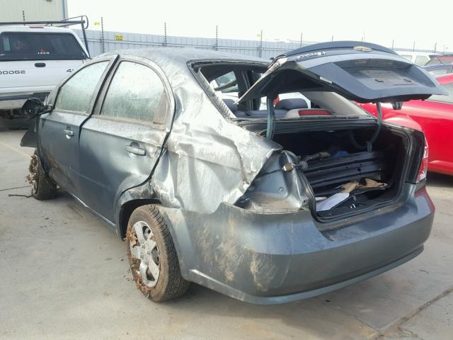 KL1TD5DE8BB124732 - 2011 CHEVROLET AVEO LS GRAY photo 3