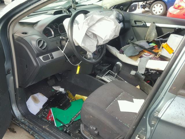 KL1TD5DE8BB124732 - 2011 CHEVROLET AVEO LS GRAY photo 5