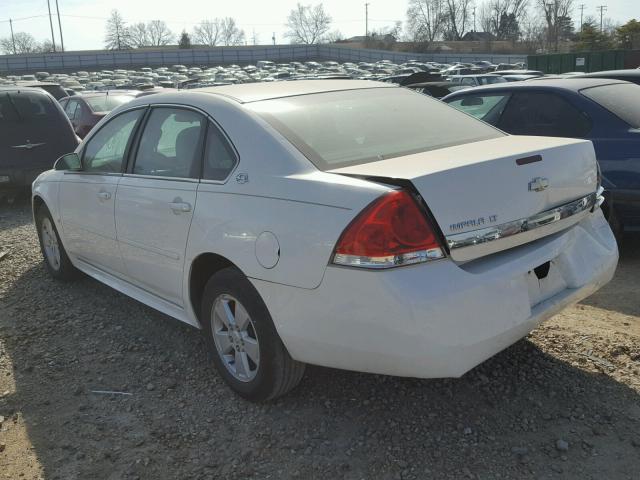 2G1WT57N791167000 - 2009 CHEVROLET IMPALA 1LT WHITE photo 3