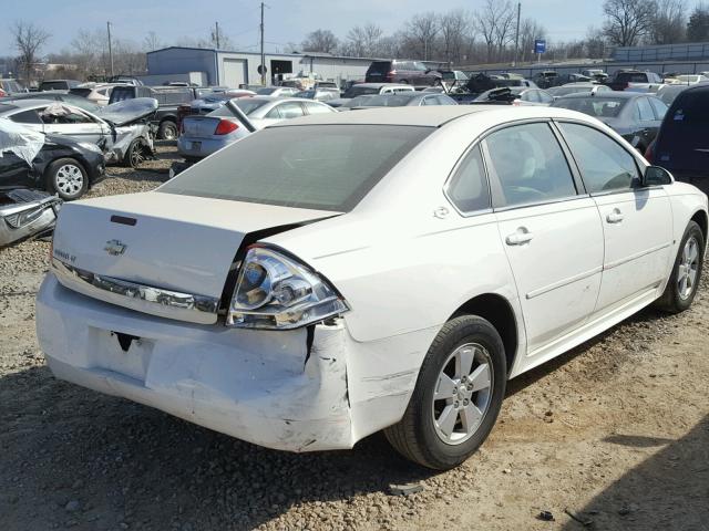 2G1WT57N791167000 - 2009 CHEVROLET IMPALA 1LT WHITE photo 4