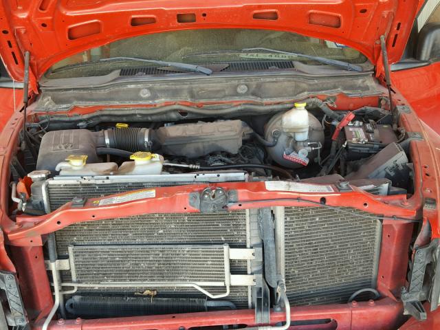 1D7HA18N88S560893 - 2008 DODGE RAM 1500 S RED photo 7