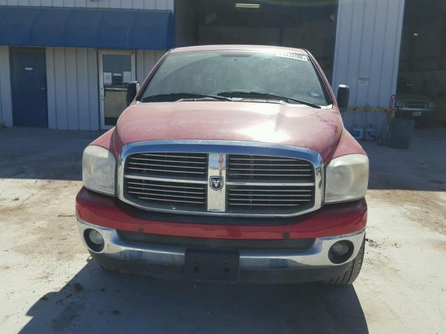 1D7HA18N88S560893 - 2008 DODGE RAM 1500 S RED photo 9