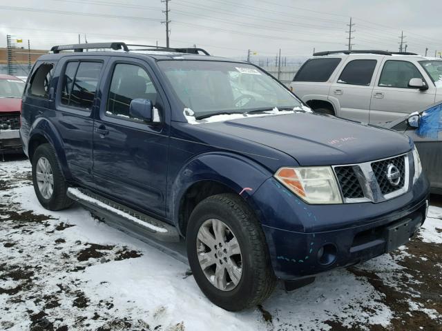 5N1AR18W26C671102 - 2006 NISSAN PATHFINDER BLUE photo 1