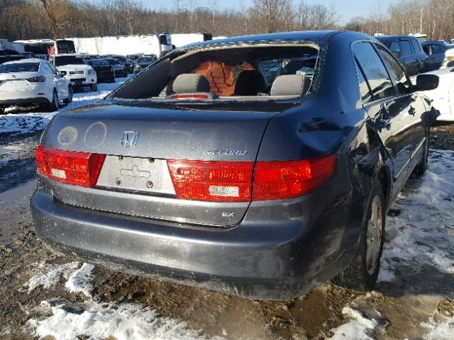 1HGCM56755A071667 - 2005 HONDA ACCORD EX GRAY photo 4